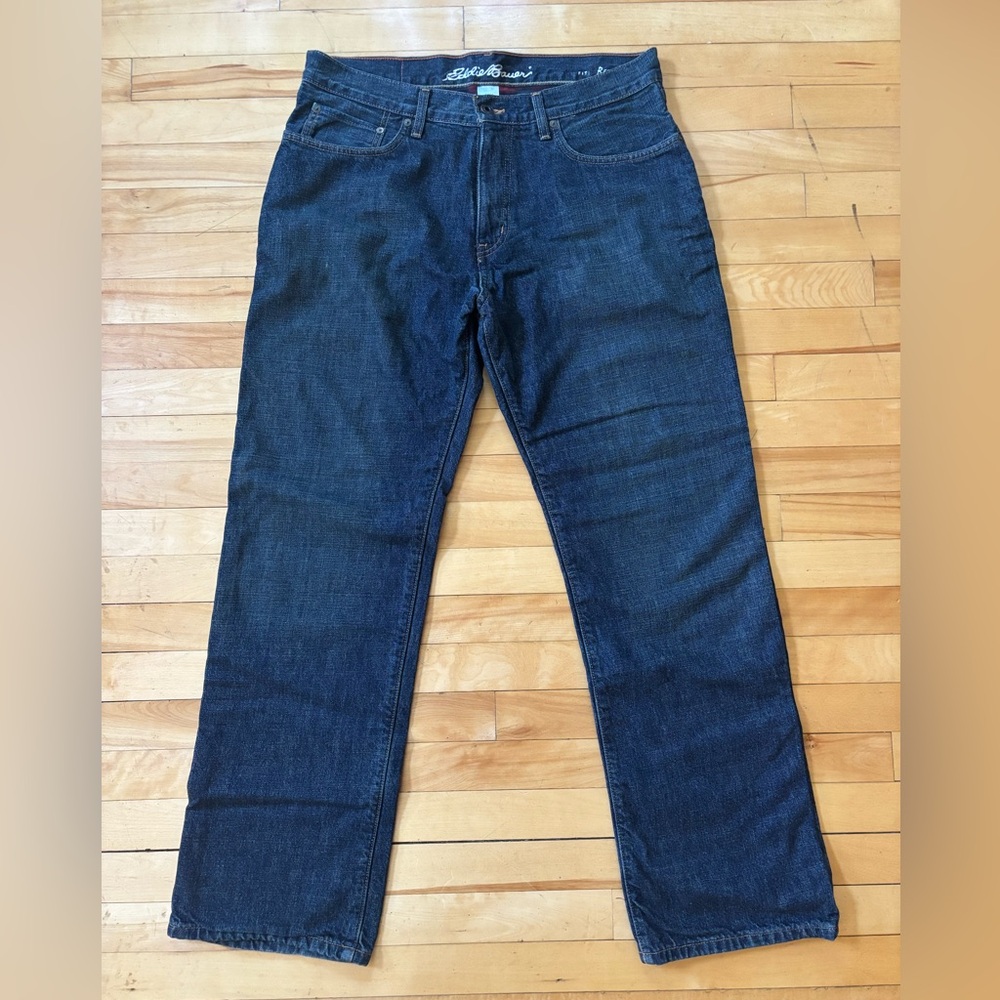 Eddie Bauer Flannel Lined  Winter Jeans